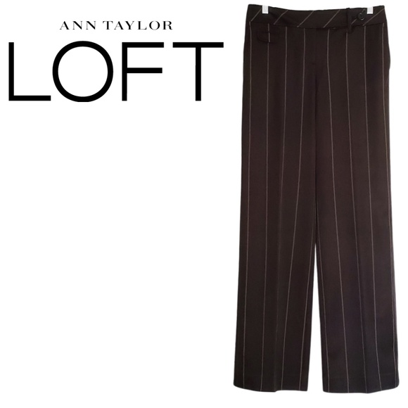 LOFT Pants - Ann Taylor LOFT Women's Striped Pants Size 4